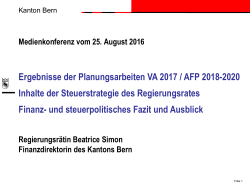 Folienreferat Regierungsrätin Beatrice Simon