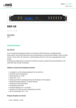 DSP-26 - monacor