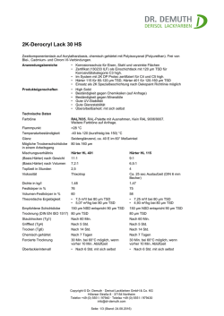 2K-Derocryl Lack 30 HS - Dr. Demuth Derisol Lackfarben