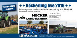 Köckerling live 2016 - Hecker Landtechnik GmbH