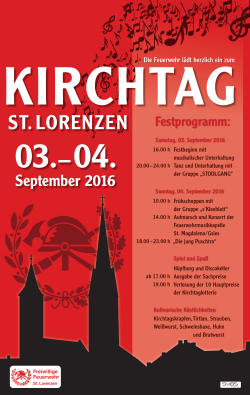 kirchtag in st.lorenzen - Freiwillige Feuerwehr St. Lorenzen