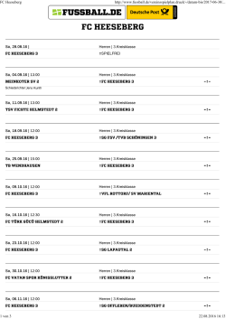 FC Heeseberg 3 Herren 16/17