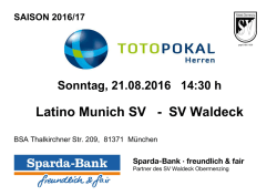 Latino Munich SV - SV Waldeck Obermenzing