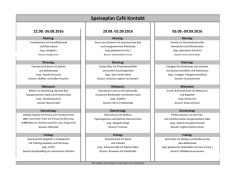 Speiseplan Caf&eacute; Kontakt
