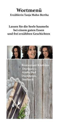 Wortmenü - Käsbüro Bad Dürkheim