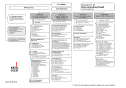 Organigramm mit Dezernaten/Abteilungen