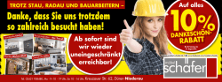 Danke, dass Sie uns trotzdem so zahlreich besucht haben! TROTZ