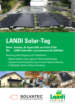 LANDI Solar-Tag