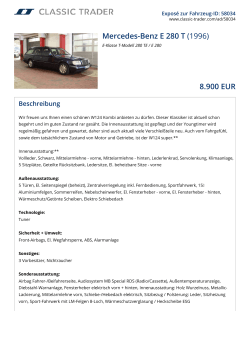 Mercedes-Benz E 280 T (1996) 8.900 EUR