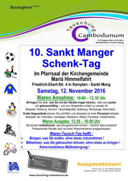 Information als PDF - Tauschring Kempten