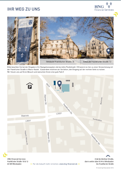 IHR WEG ZU UNS - HNG Financial Services