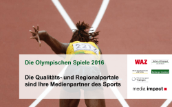 Olympia 2016 - Media Impact