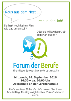 Forum der Berufe - Unternehmensservice Bremen