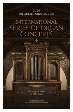 international series of organ concerts