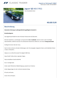Jaguar XJS 4.0 (1992) 48.600 EUR