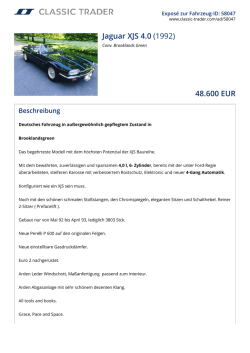 Jaguar XJS 4.0 (1992) 48.600 EUR