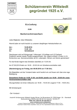 Herbstsch&uuml;tzenfest