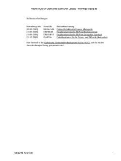 Hochschule für Grafik und Buchkunst Leipzig - www.hgb