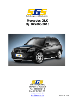 GLK Typ 204X ab Bj. 10/2008 - 2015