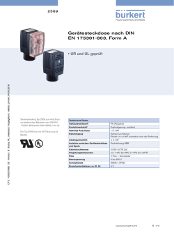 Gerätesteckdose nach DIN EN 175301-803, Form A