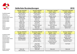 Helferliste Bundes&uuml;bungen 2016