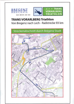 Verkehrsbeschränkungen wegen Trans - Land Vorarlberg