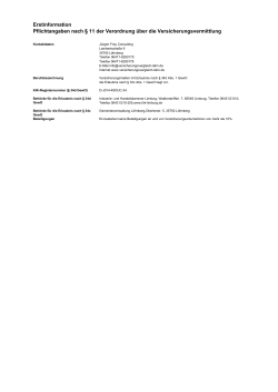 Kunden Erstinformation - J&uuml;rgen Frey Consulting
