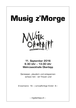 Musig z`Morge
