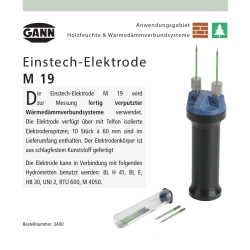 Einstech-Elektrode M 19