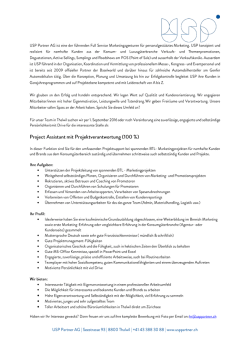 Inserat - USP Partner AG
