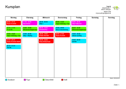 Kursplan - im Impuls - Fitness in Jettingen!