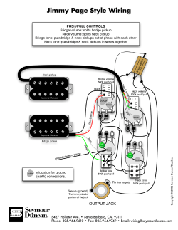 Jimmy Page Style Wiring - Musiker