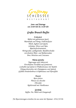 Gro&szlig;es Brunch Gro&szlig;es Brunch