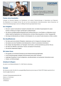 Parken ohne Anzuhalten Ihre Aufgaben Ihre