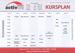 Kursplan activcity hier
