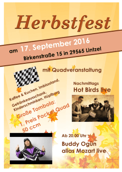 Herbstfest 2016