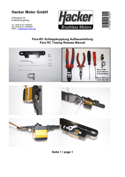 Hacker Motor GmbH - Para-RC