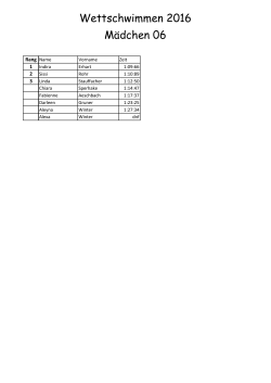 Wettschwimmen 2016 Mädchen 06