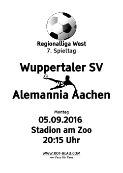 Wuppertaler SV Alemannia Aachen - Rot