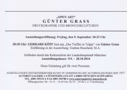 cüxrER GRASS - Autoren Galerie 1