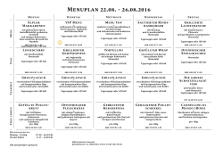 Menuplan W34 als PDF - SBB Restaurant Aarepark