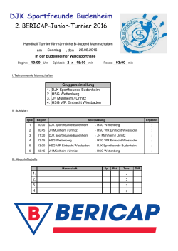 DJK Sportfreunde Budenheim - Handball