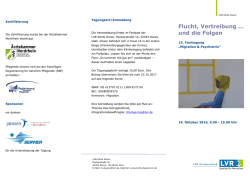Flucht, Vertreibung und die Folgen