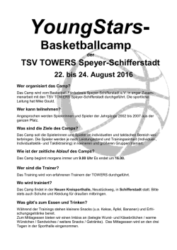 Infos und Anmeldung - TSV TOWERS Speyer