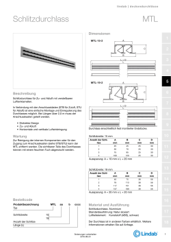 Schlitzdurchlass MTL
