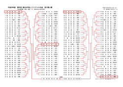 男子個人戦 - 埼玉県ソフトテニス連盟 中学校の部
