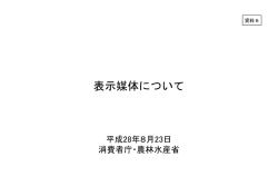 表示媒体について