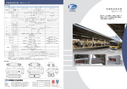 列車接近表示器