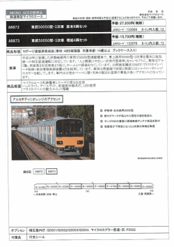 東武50050型・3次車 基本6両セット