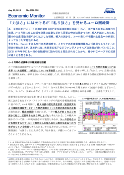 Economic Monitor